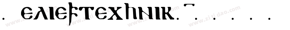 Relieftechnik 1字体转换